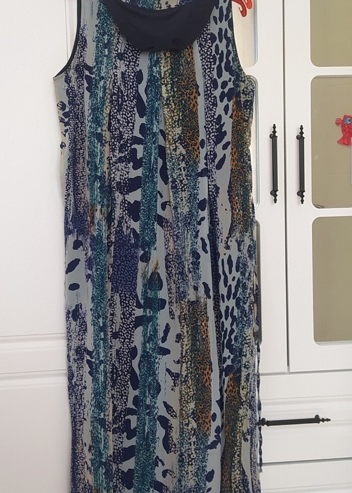 Hamile şifon elbisesi - Görsel 3