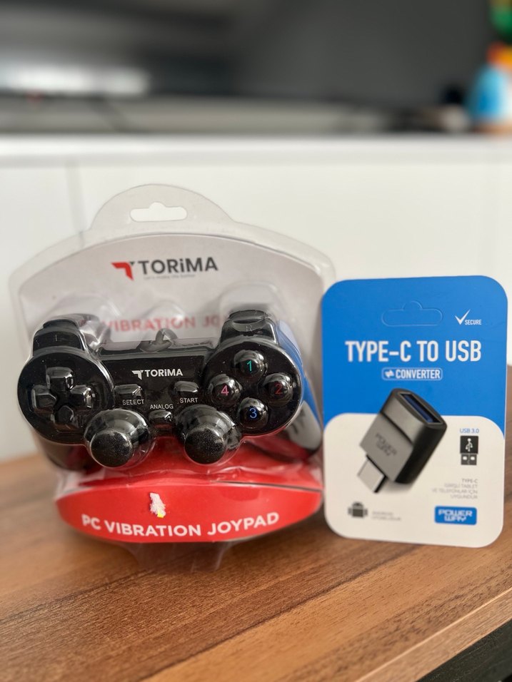 Oyun kolu ve TYPE-C USB dönüştürücü - Görsel 2