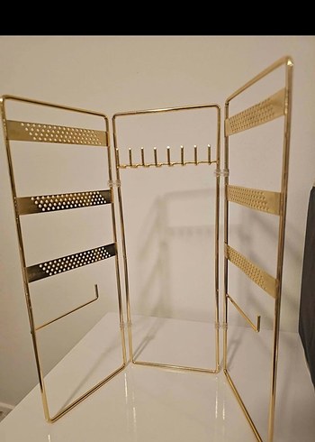 Altın Renkli Katlanabilir Takı Düzenleyici - Görsel 2