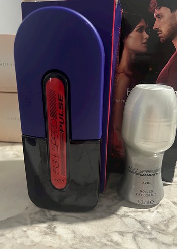 Avon Full Speed Pulse Erkek Parfüm Seti 50ml - Görsel 2