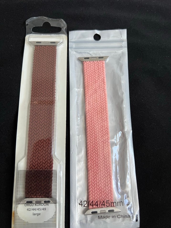 Çok Renkli Elastik Saat Kordonu 45/44mm - Görsel 3