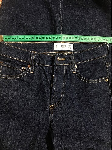 32 Beden lacivert Renk Mango Jean