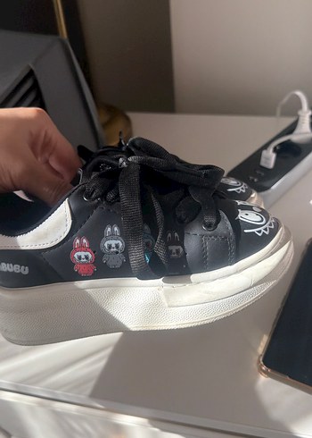 Adidas Labubu Siyah Beyaz Cocuk Sneaker