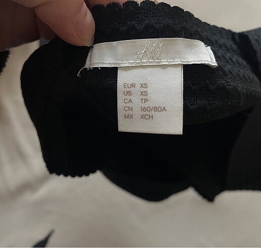xs Beden H&M üst