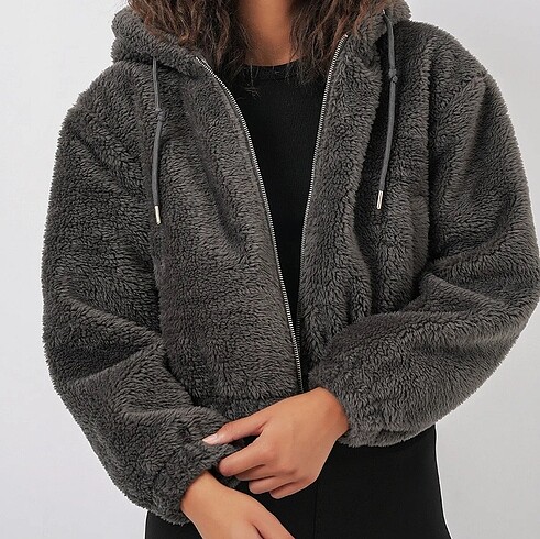 Peluş mont