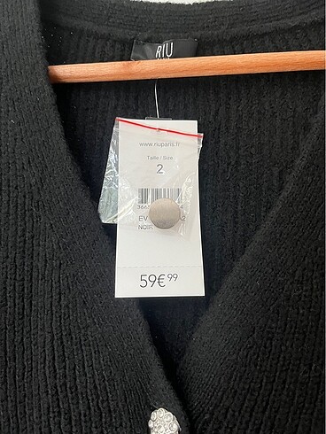 Jacqueline Riu Bayan triko düğmeli hırka