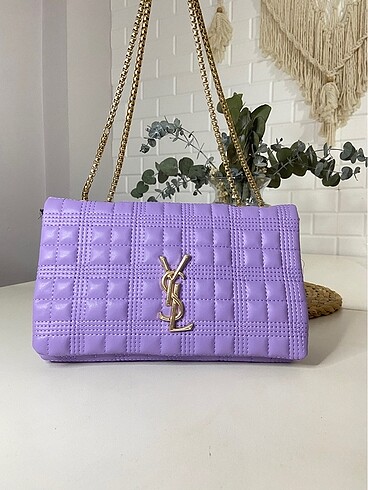 Yves Saint Laurent YSL Model Askılı Çanta / Lila Rengi