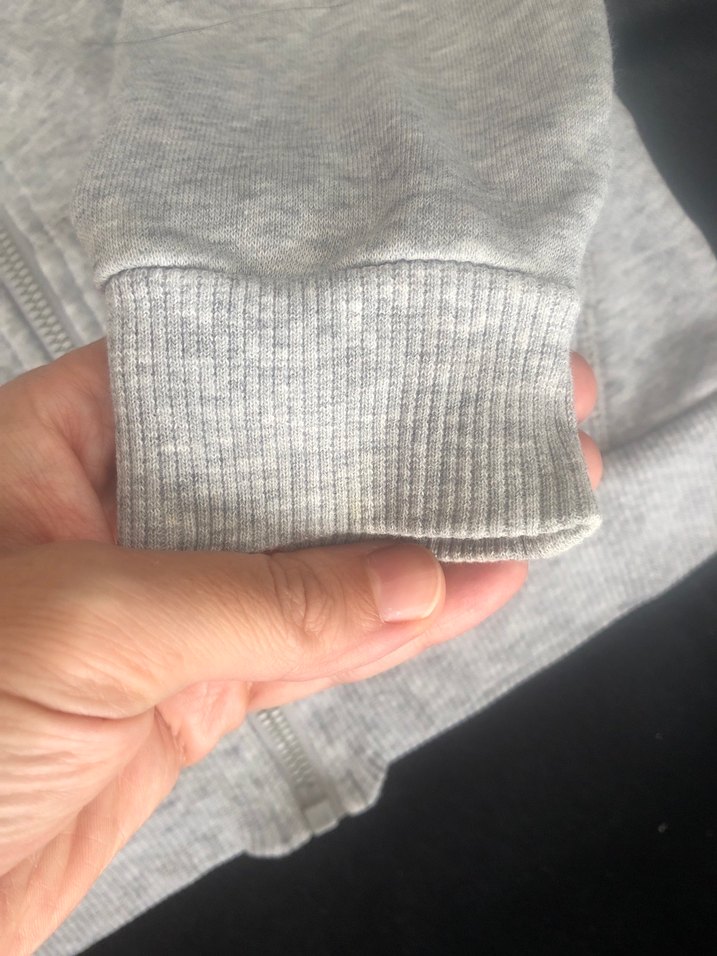 Erkek Çocuk Gri Kapüşonlu Fermuarlı Sweatshirt - Görsel 4