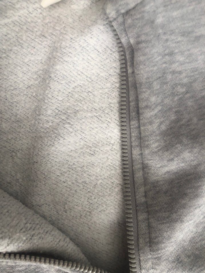 Erkek Çocuk Gri Kapüşonlu Fermuarlı Sweatshirt - Görsel 3