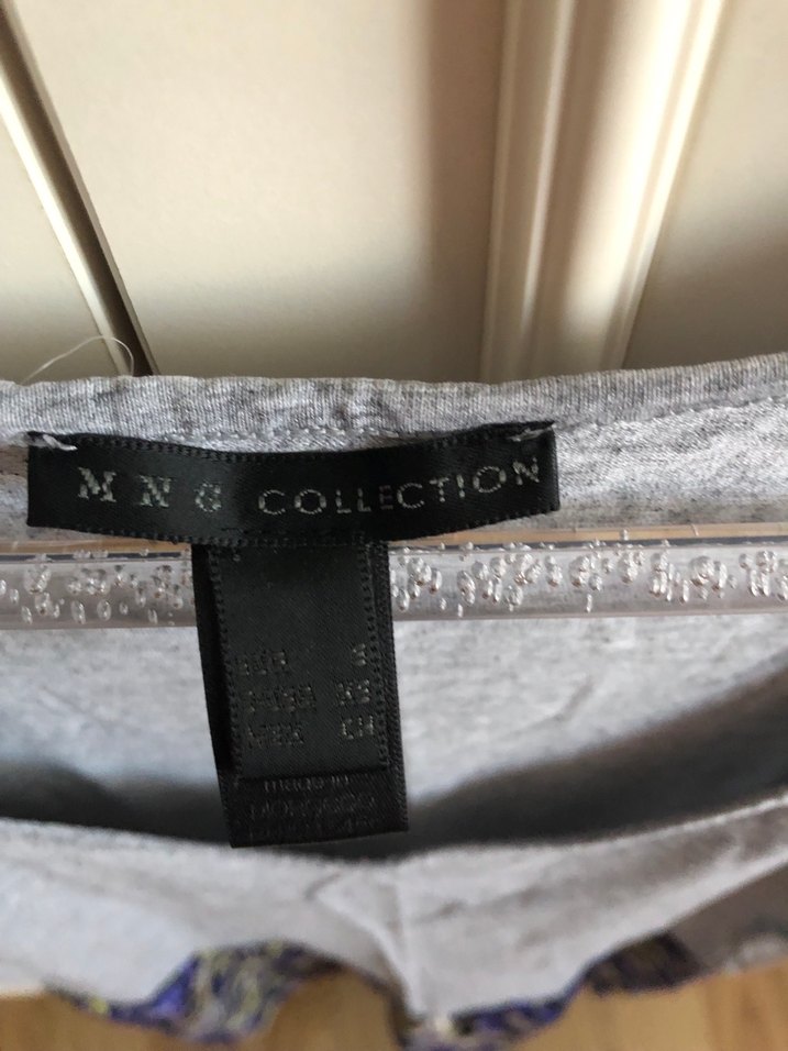 Gri Kısa Kollu Midi Elbise - Görsel 2