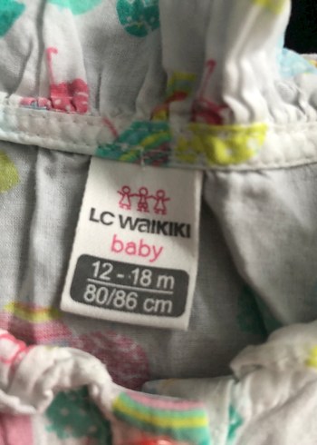 Kız Çocuk Renkli Bağlama Desenli Kısa Kollu Bluz - Görsel 2