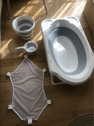 Beden beyaz Renk Bebek banyo seti