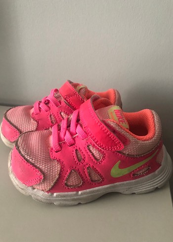 Kız Çocuk Pembe Cırtlı Spor Ayakkabı - Görsel 2