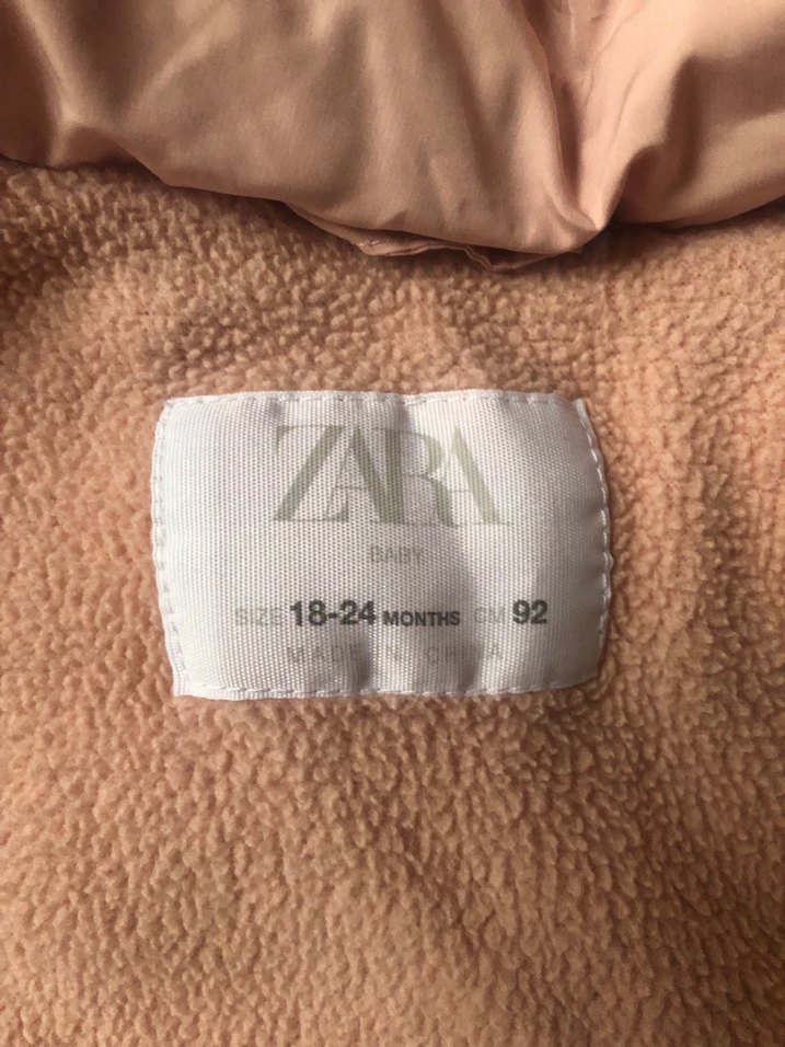 Kız Çocuk Pembe Kürklü Kapüşonlu Mont - Görsel 2