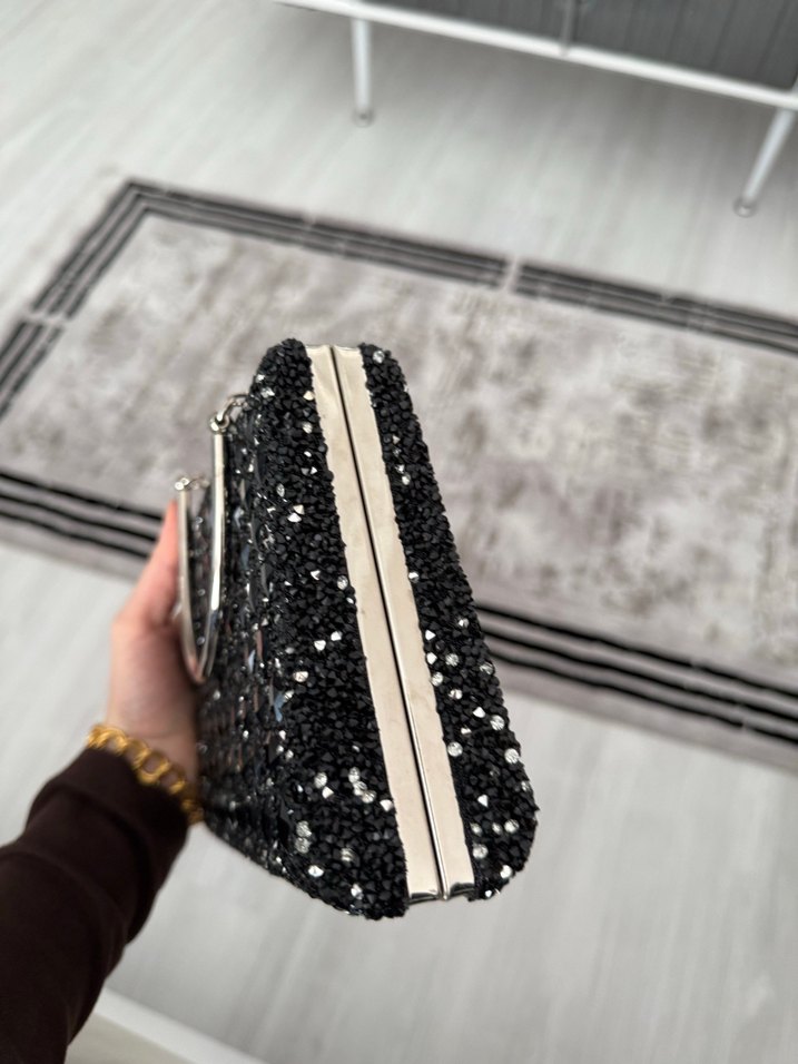 Siyah abiye çanta - Görsel 3