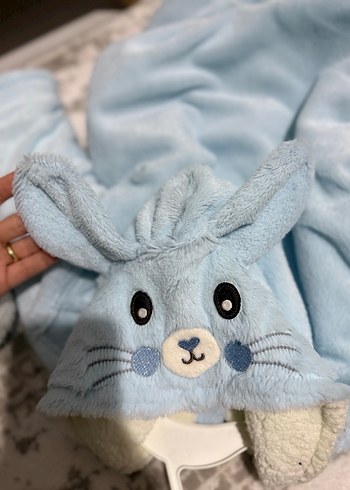 Mavi Bebek Peluş Tulum - Görsel 2