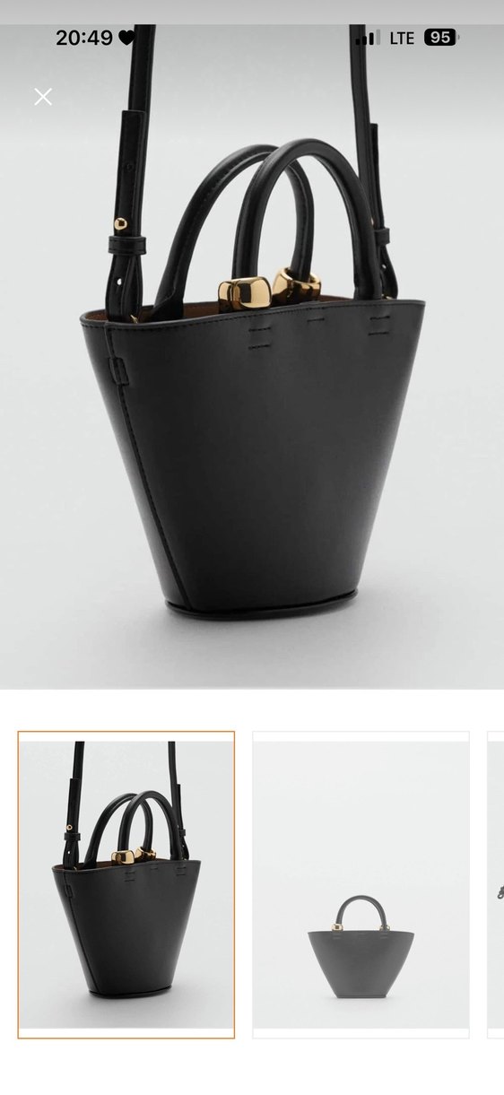 Mango mini çanta - Görsel 3