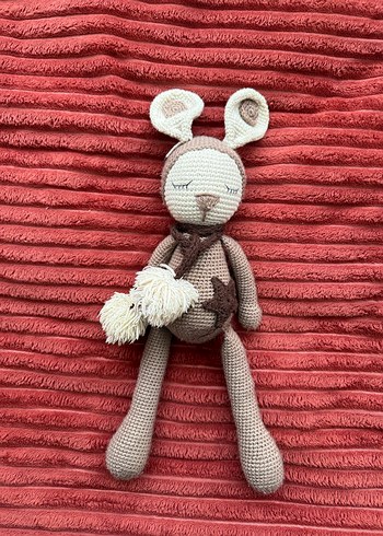 El Örgüsü Kahverengi Peluş Oyuncak - Görsel 2