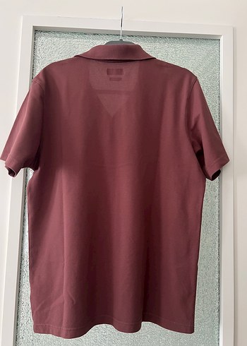 m Beden bordo Renk Bordo Columbia Polo Tişört Düğmeli