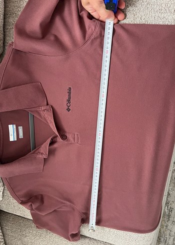 Columbia Bordo Columbia Polo Tişört Düğmeli