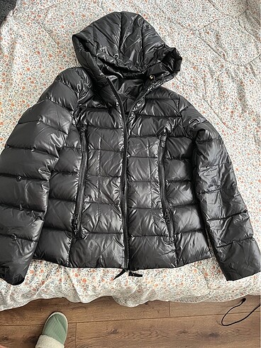 m Beden siyah Renk Orjinal Timberland marka tertemiz mont m beden