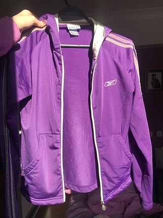 Reebok mor eşofman üstü hırka