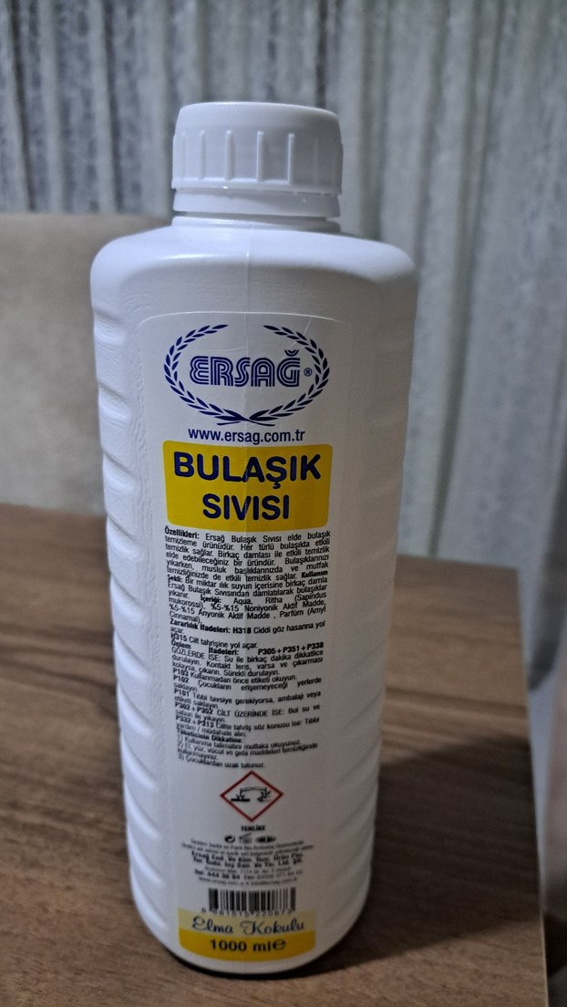 Ersağ Bulaşık Sıvısı Elma Kokulu - Görsel 2