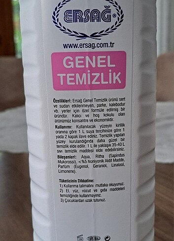 Diğer Ersağ GENEL TEMİZLİK