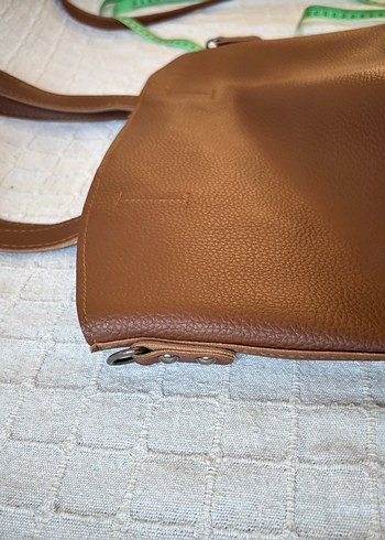 Beden kahverengi Renk Minimalist Kahverengi Deri Kadın Çanta