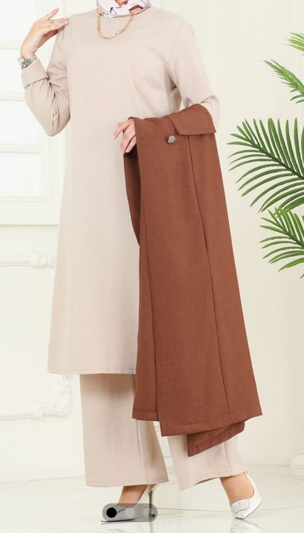 Yelek tunik pantolon üçlü takım - Görsel 4