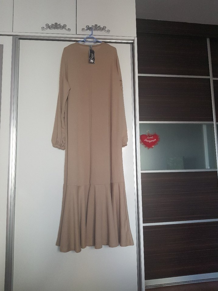 volanlı elbise - Görsel 4