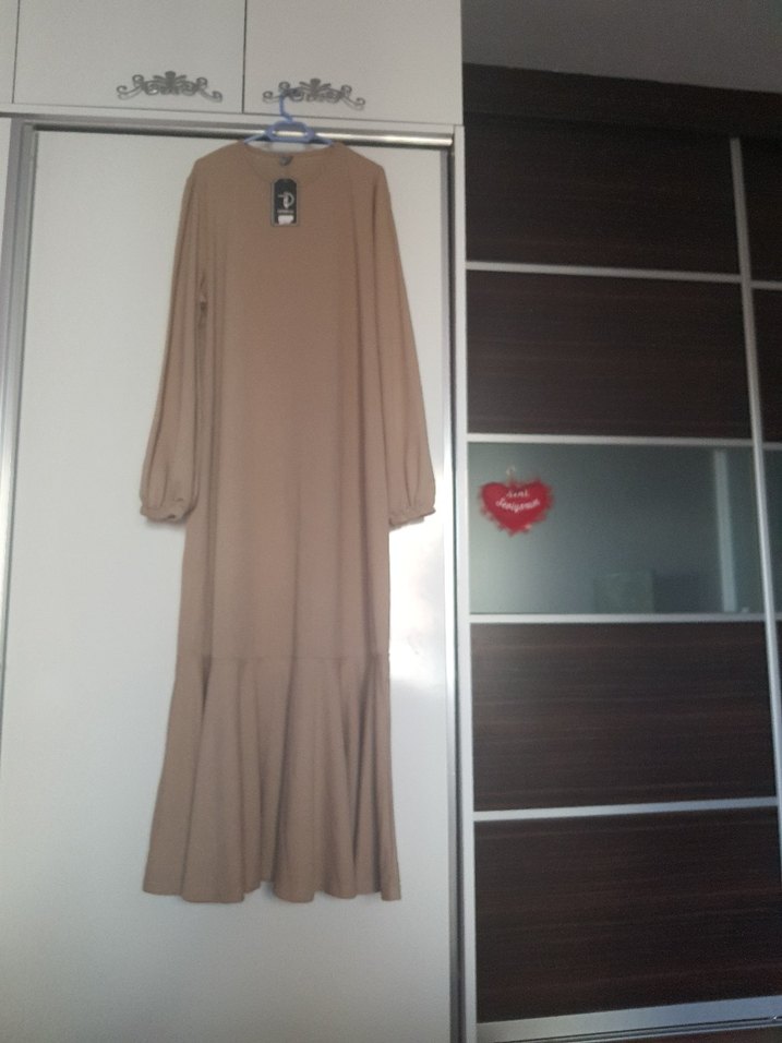 volanlı elbise - Görsel 2