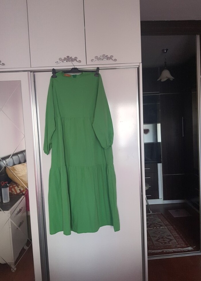 terikoton tesettür elbise. Beriza marka. - Görsel 3