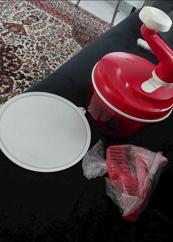 Kırmızı Plastik Manuel Doğrayıcı