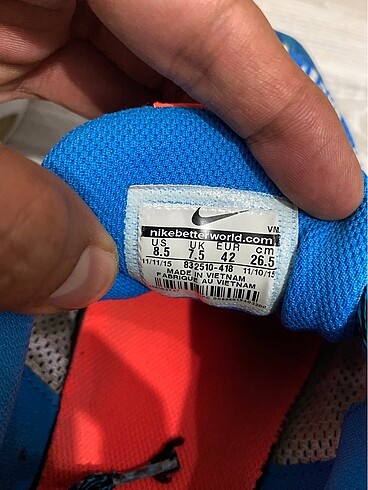 42 Beden mavi Renk Nike Air Mac