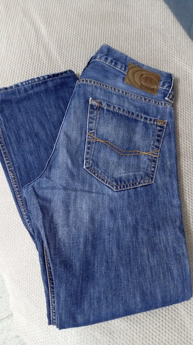Erkek Mavi Denim Normal Boy Rahat Kesim Jean - Görsel 2