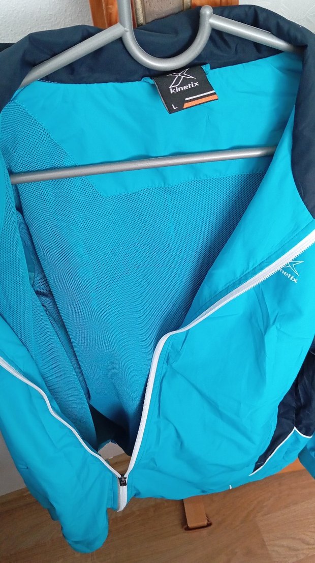 Mavi Fermuarlı Erkek Spor Ceket - Görsel 3