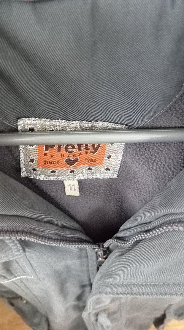 Gri Erkek Çocuk Denim Ceket Düğmeli - Görsel 3