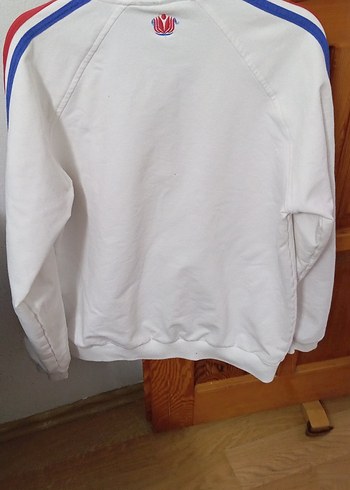 Erkek Beyaz Fermuarlı Spor Ceket - Görsel 5