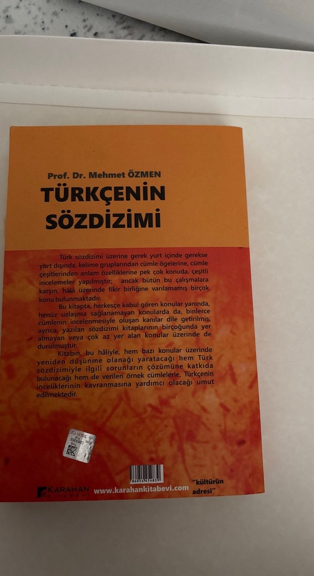 Türkçenin Sözdizimi - Prof. Dr. Mehmet Özmen - Görsel 3