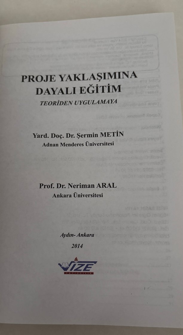 Proje Yaklaşımına Dayalı Eğitim Kitabı - Görsel 3