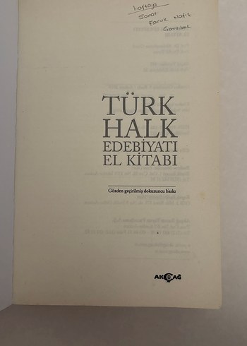 Türk Halk Edebiyatı El Kitabı - Görsel 2