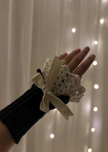 Vintage eldiven/ kolluk - Görsel 3