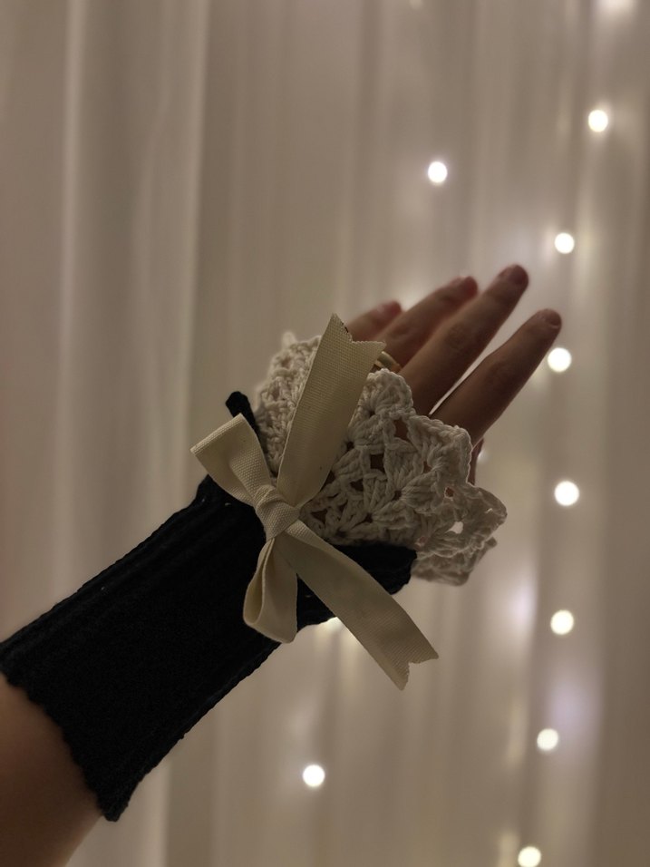 Vintage eldiven/ kolluk - Görsel 3