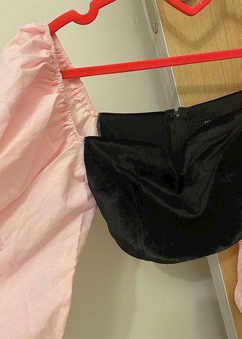 Pembe kadife bustiyer - Görsel 4