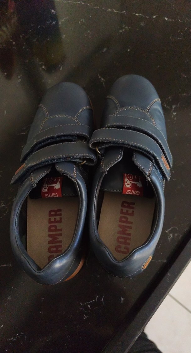 CAMPER ORİJİNAL dir 
Mavi Erkek Çocuk Özel Gün Ayakkabısı - Görsel 4