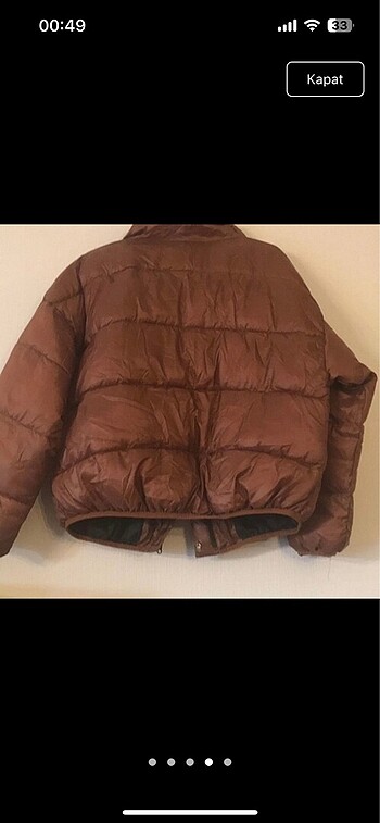 s Beden kahverengi Renk Stradivarius şişme mont