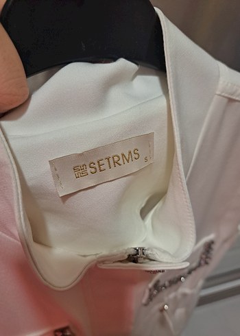 setrms taşlı Kadın Yelek - Görsel 5