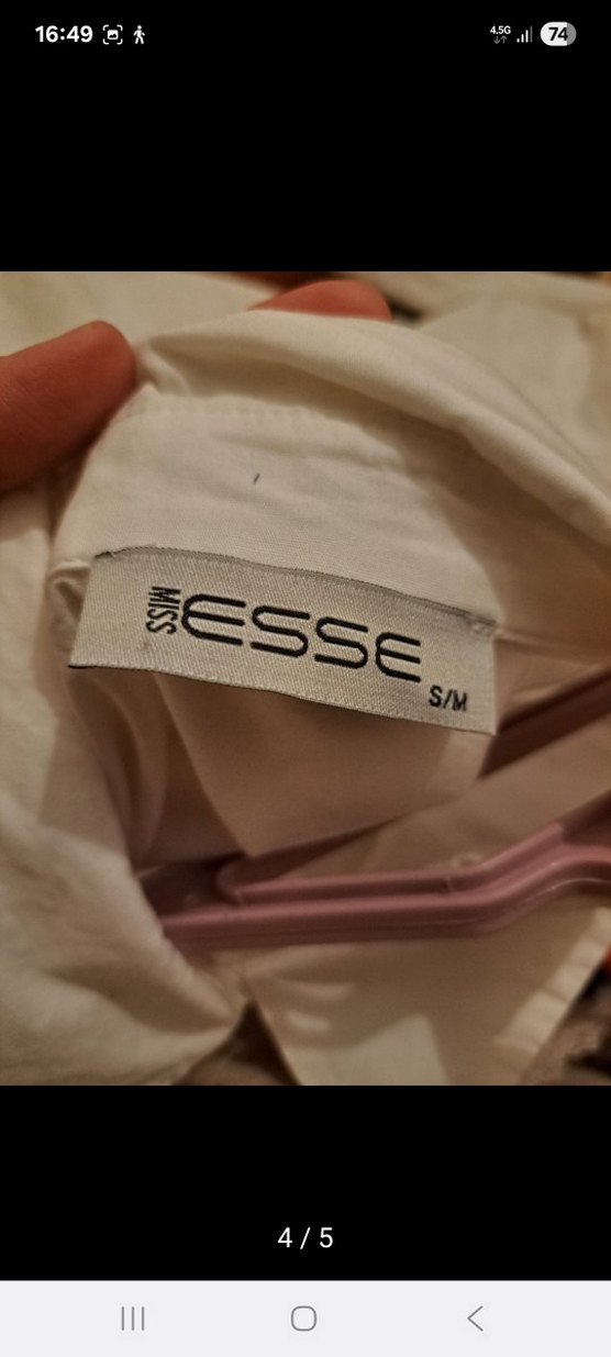 Fırfırlı Beyaz Keten Bohem Gömlek - Görsel 3