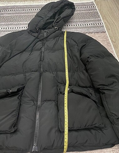l Beden siyah Renk Şişme mont
